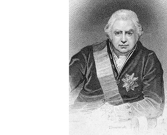 Portrait of Joseph Banks when he was Royal Society President